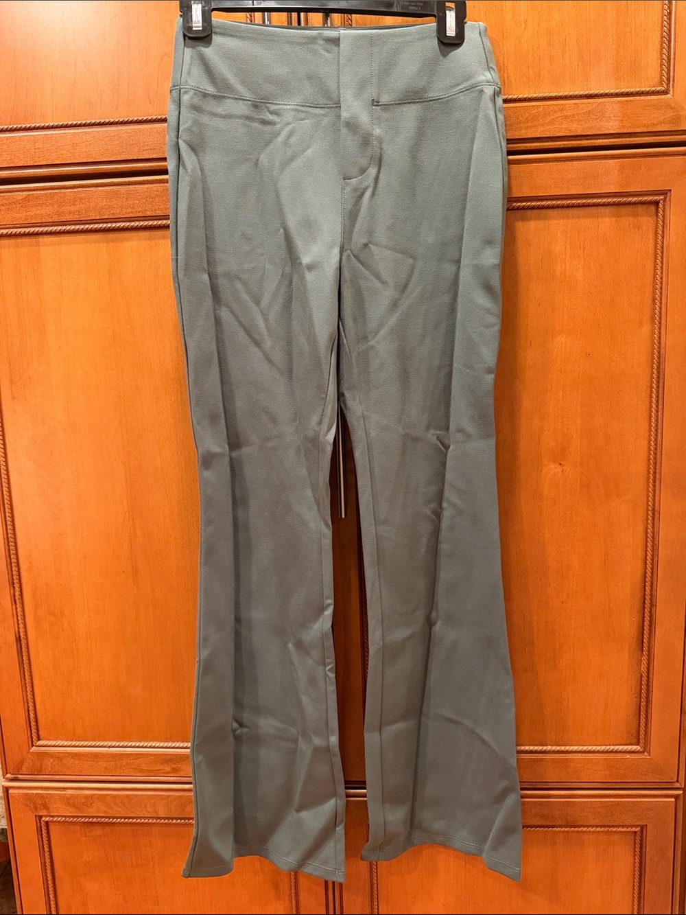 HALARA Sage Green Flare Ponte Pants